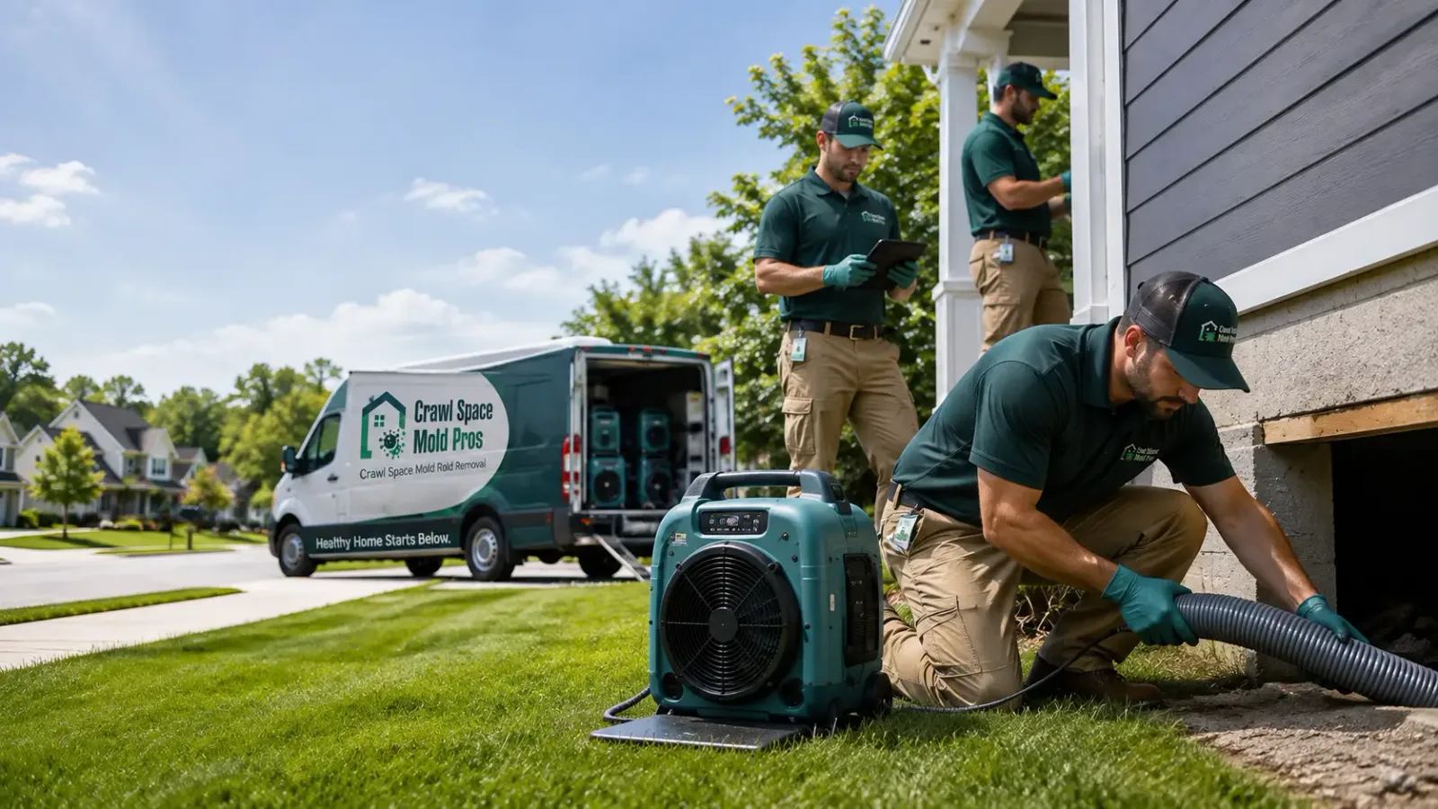 Crawl Space Mold Removal in Glenarm, IL